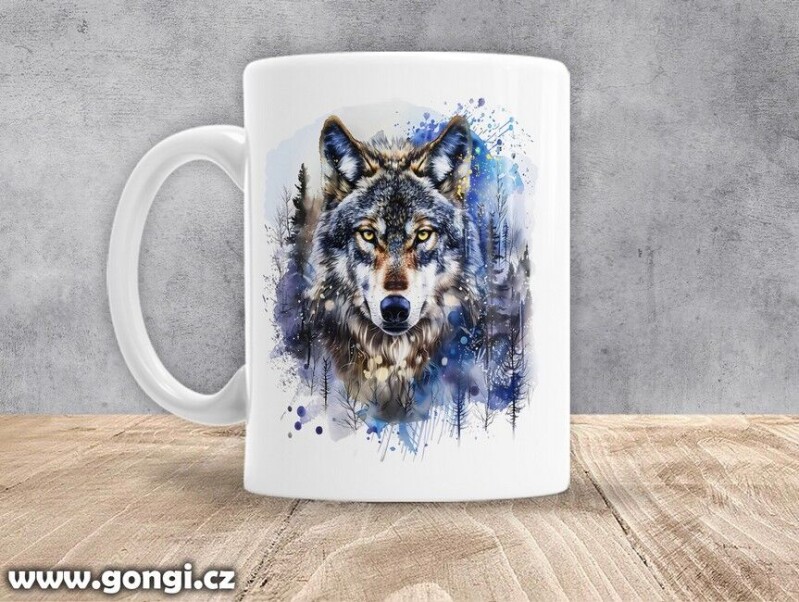 Hrnek - 0397 - Forest - Vlk v krajině 01